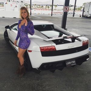 Purple dress by HOLT